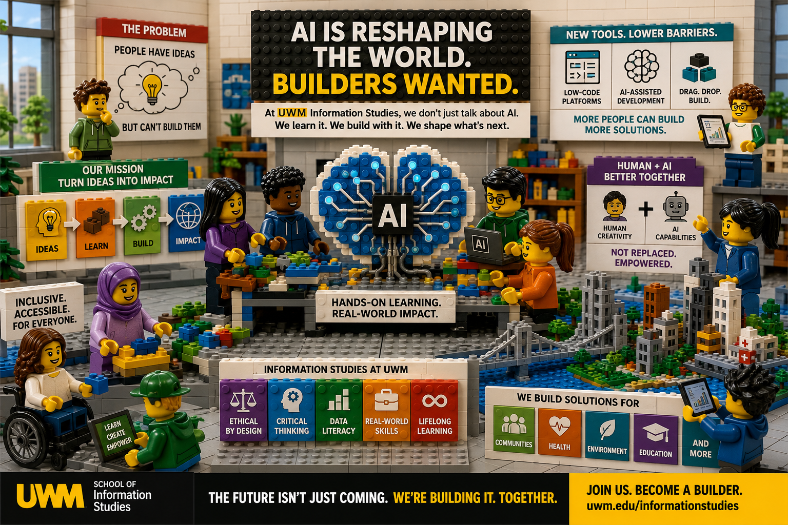 AI is reshaping the world. Builders wanted. — UWM School of Information Studies